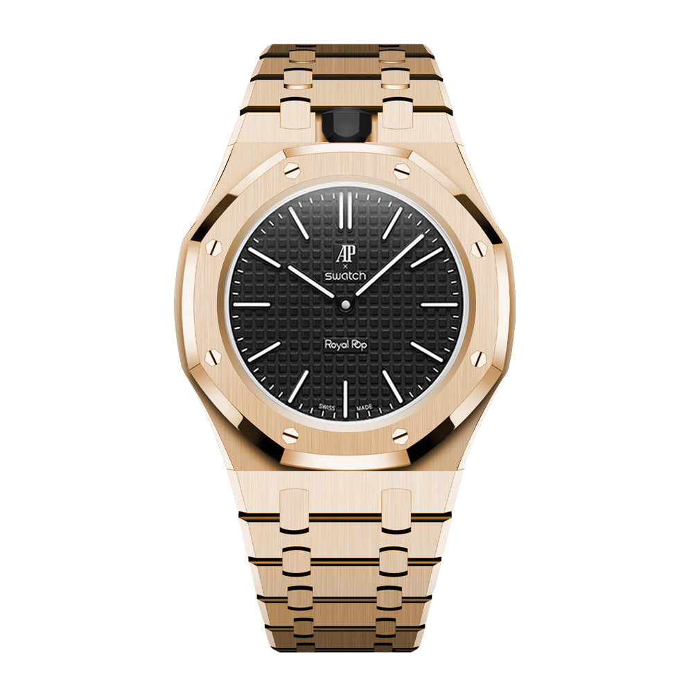 Bracelet de montre intégré enveloppant pour Royal Oak Pop Exclusive, boîtier et bracelet en acier