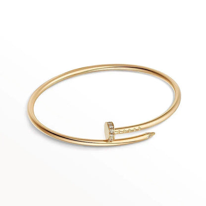 [LoveLucky] LOVE & JUSTE & Blue Veins Clover 5-Motif Diamond Bracelet Stack Set