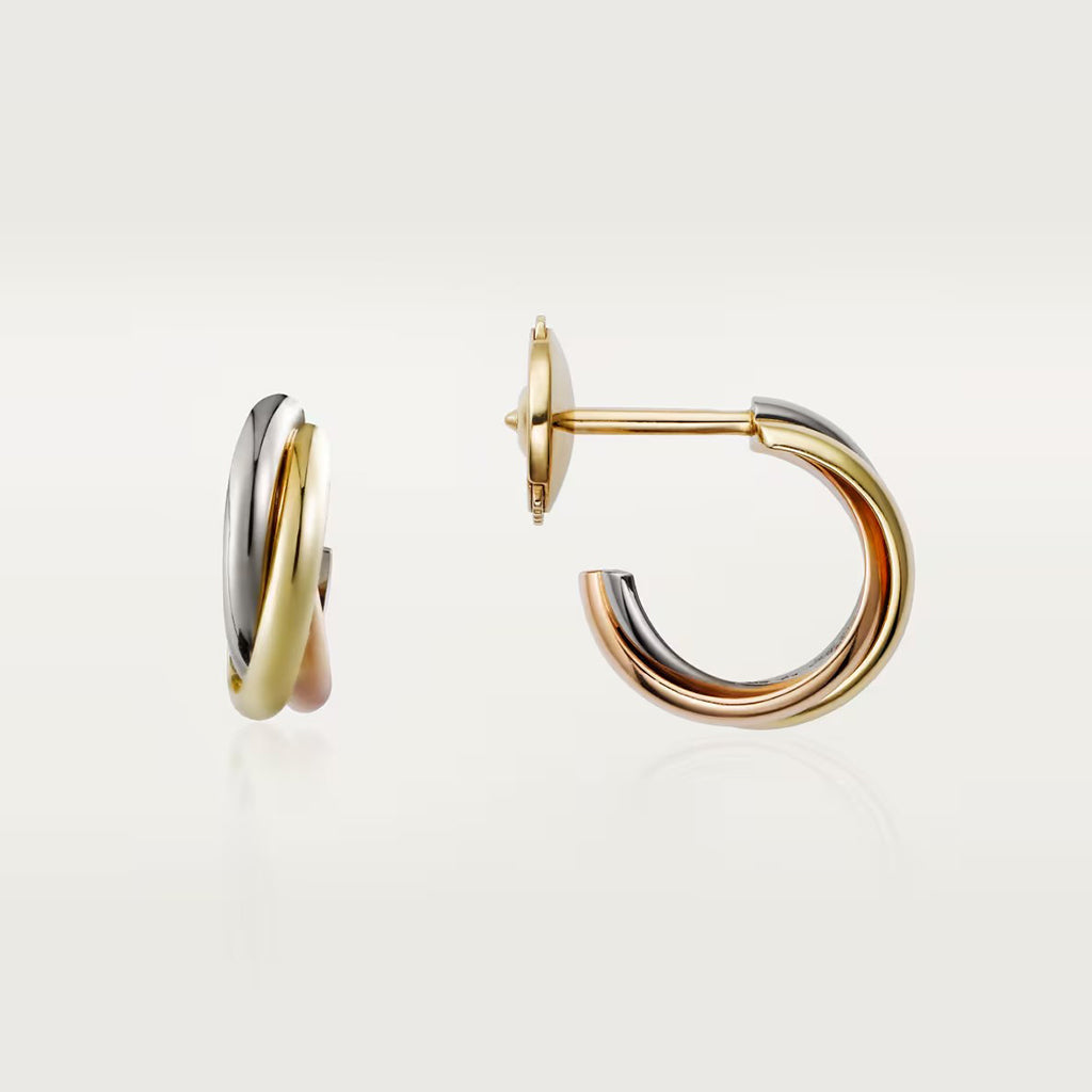 [Love Lucky]TRINITY ON DIAMOND MINI EARRINGS