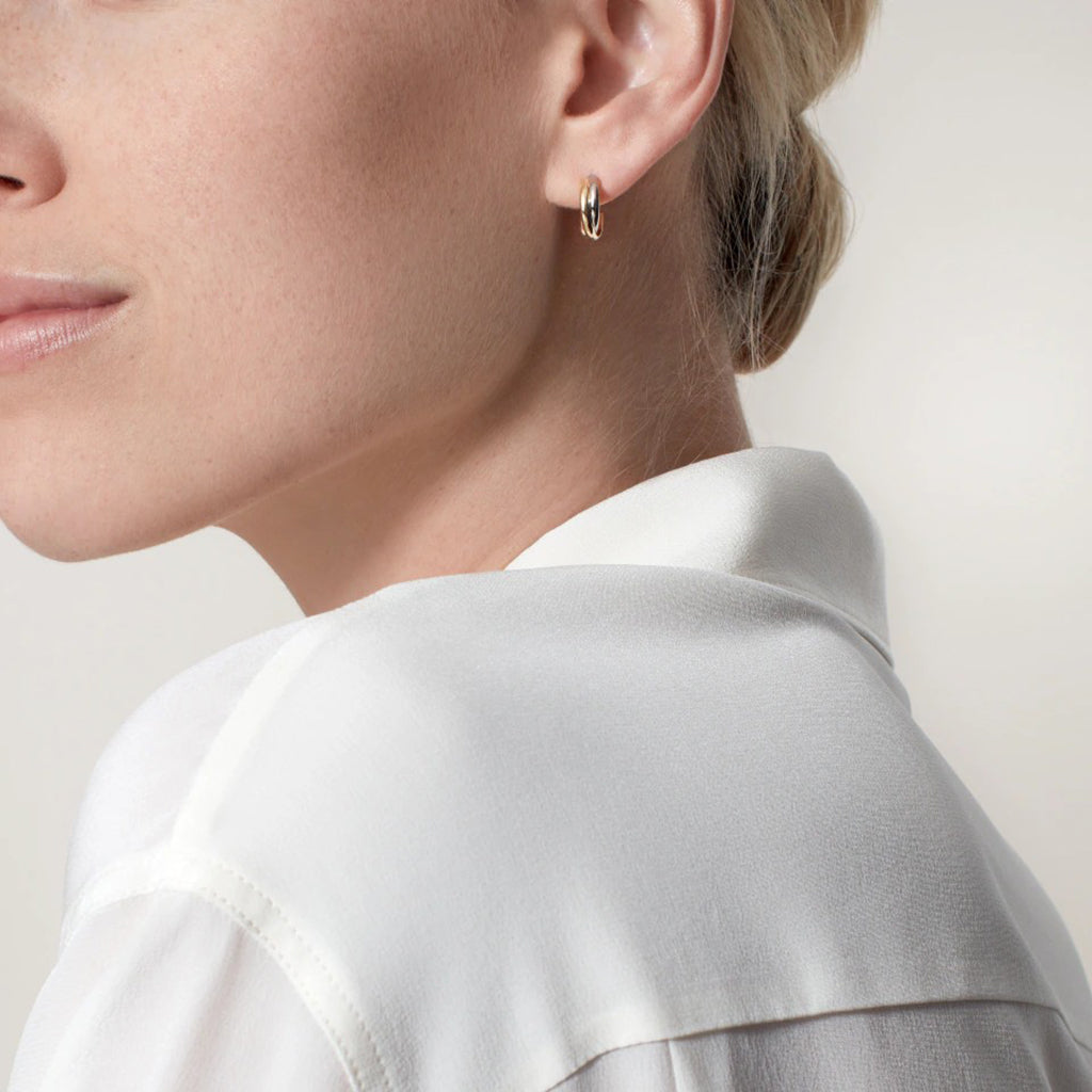 [Love Lucky]TRINITY ON DIAMOND MINI EARRINGS