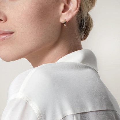 [Love Lucky]TRINITY ON DIAMOND MINI EARRINGS