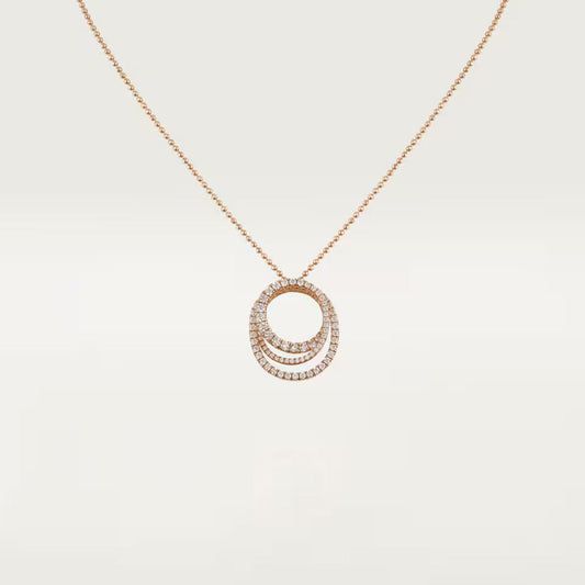 [Love Lucky]ETINCELLE  FULL DIAMOND NECKLACE