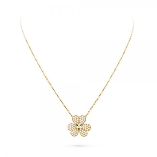 [Love Lucky]COLLAR DE DIAMANTES FLOWER