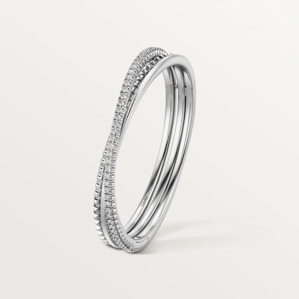[Love Lucky]ETINCELLE HALF-PAVED DIAMOND BRACELET
