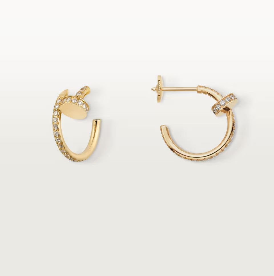 [Love Lucky]JUSTE FULL DIAMOND SMALL EARRINGS