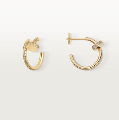 [Love Lucky]JUSTE FULL DIAMOND SMALL EARRINGS