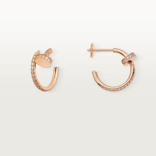 [Love Lucky]JUSTE FULL DIAMOND SMALL EARRINGS