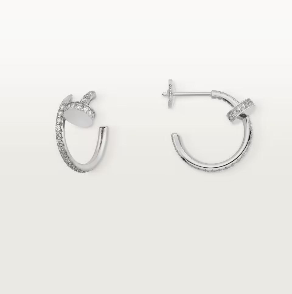 [Love Lucky]JUSTE FULL DIAMOND SMALL EARRINGS