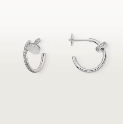 [Love Lucky]JUSTE FULL DIAMOND SMALL EARRINGS