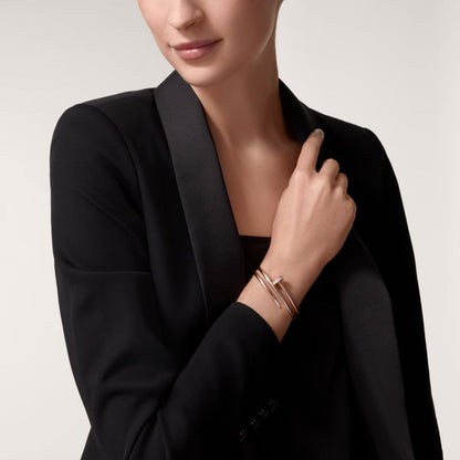 [Love Lucky]JUSTE BRACELET 3.5MM DOUBLE ROW DIAMOND