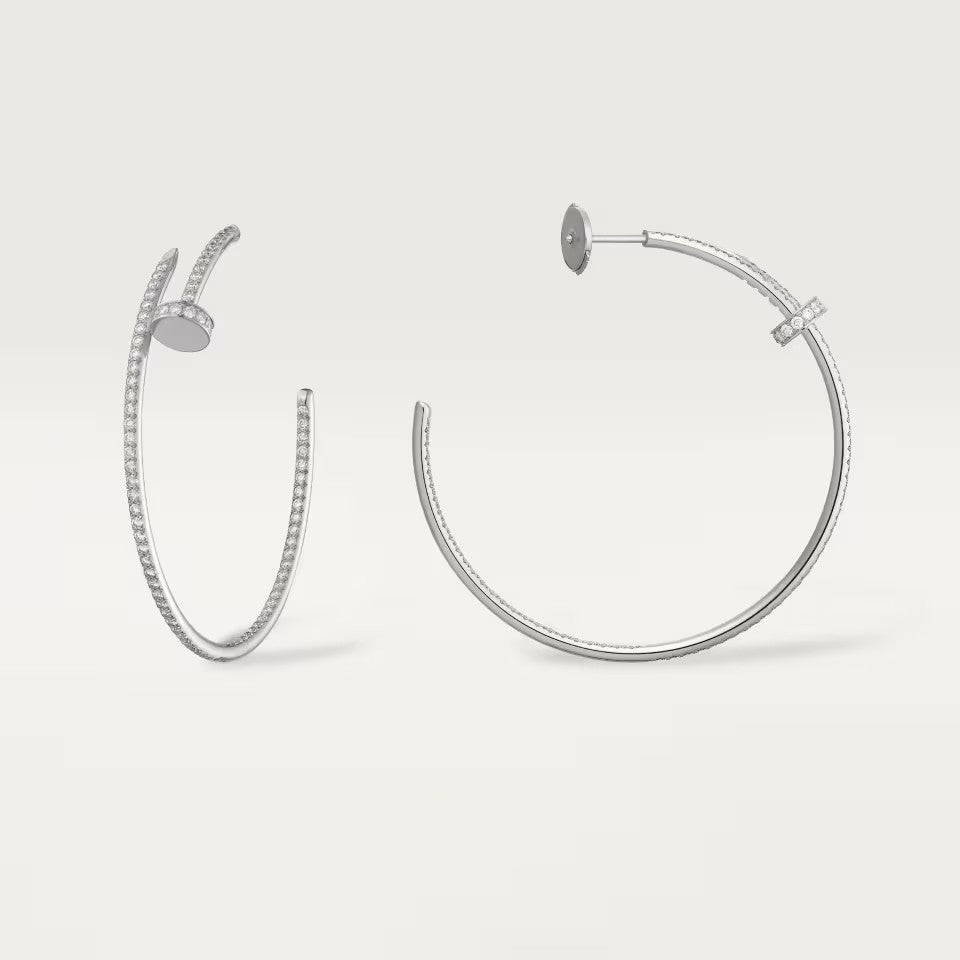 [Love Lucky]JUSTE FULL DIAMOND LARGE EARRINGS