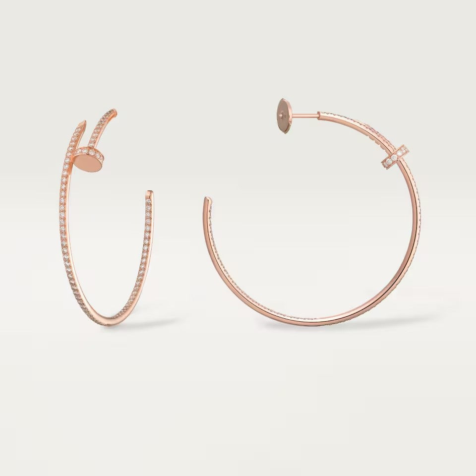 [Love Lucky]JUSTE FULL DIAMOND LARGE EARRINGS