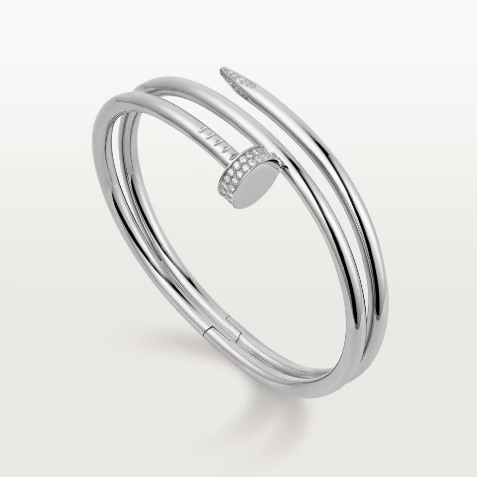 [Love Lucky]JUSTE BRACELET 3.5MM DOUBLE ROW DIAMOND