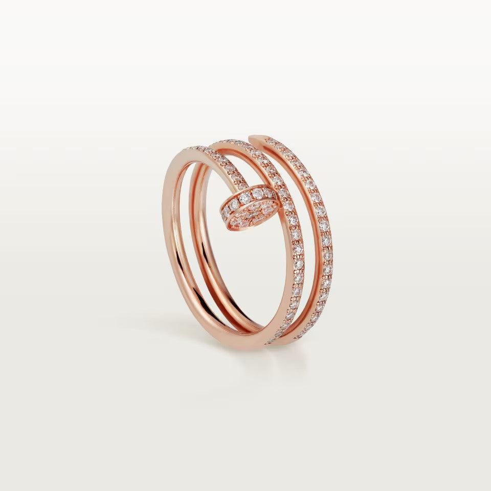 [Love Lucky]JUSTE RING 4.8MM FULL DIAMOND