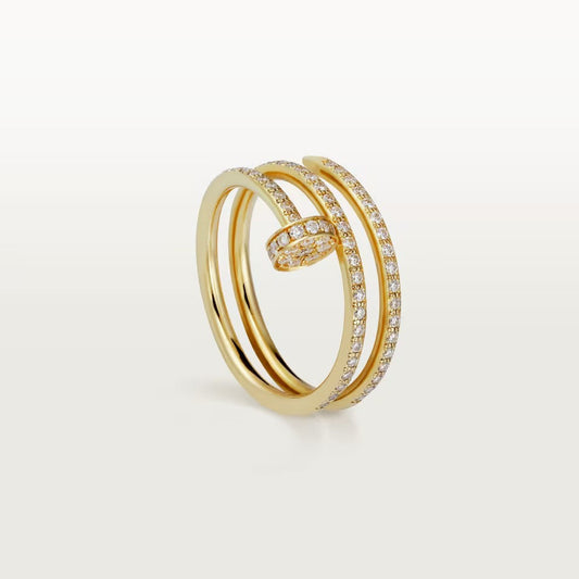 [Love Lucky]JUSTE RING 4.8MM FULL DIAMOND