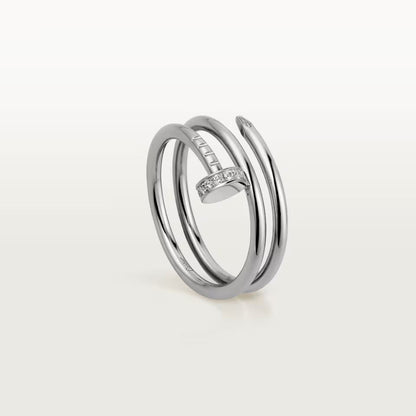 [Love Lucky]JUSTE RING 4.8MM HALF DIAMOND