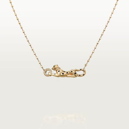 [Love Lucky]PANTHERE FULL DIAMOND NECKLACE
