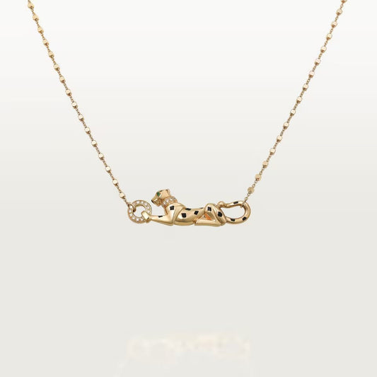 [Love Lucky]PANTHERE FULL DIAMOND NECKLACE