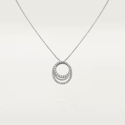 [Love Lucky]ETINCELLE  FULL DIAMOND NECKLACE