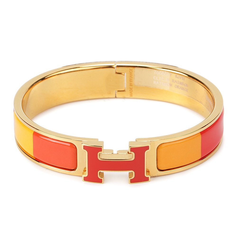 [Love Lucky]PULSERA H CERÁMICA ARCOÍRIS NARANJA