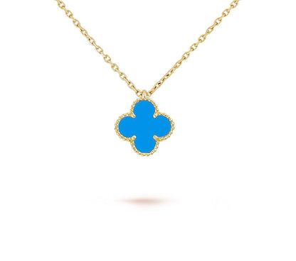 [Love Lucky] COLLEZIONE COLLANA CLOVER MINI 9.5MM IN CORNIOLA
