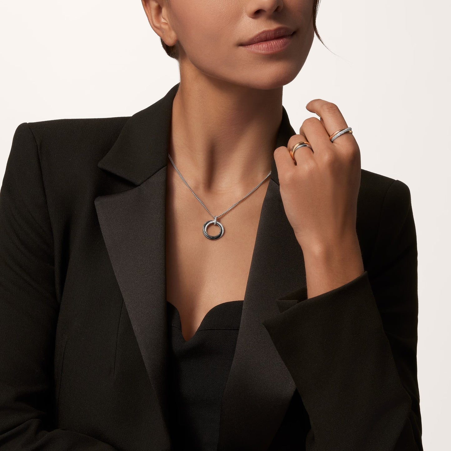 [Love Lucky]TRINITY CERAMIC NECKLACE