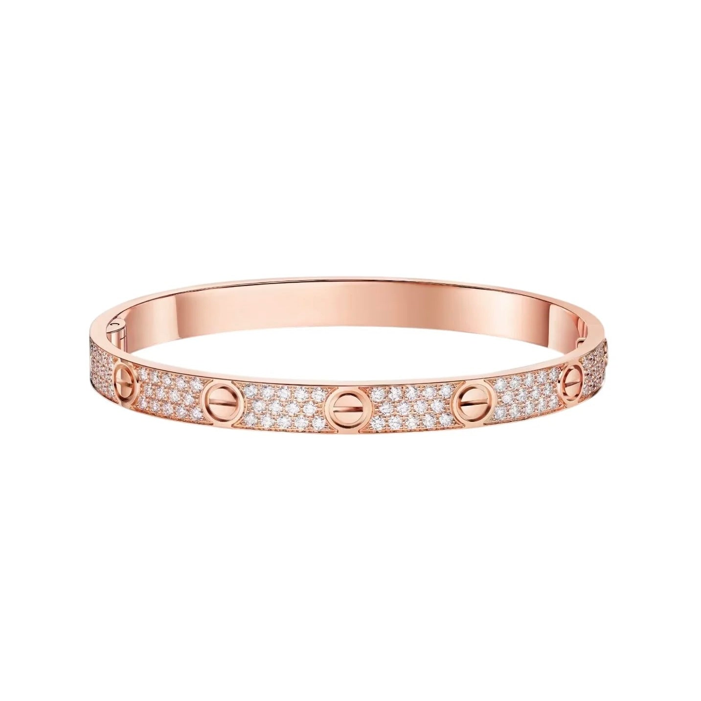 [Love Lucky]LOVE BRACELET 6.1MM DIAMOND-PAVED