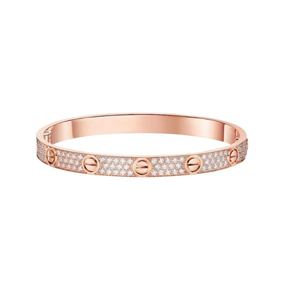 [Love Lucky]LOVE BRACELET 6.1MM DIAMOND-PAVED