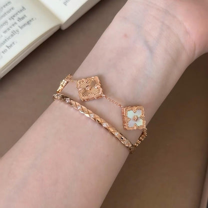 [Love Lucky]OPERA 5 MOTIFS TULLE ENAMEL BRACELET