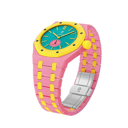 Cassa in bioceramica e cinturino in bioceramica Royal Oak Pop Exclusive Color Mix