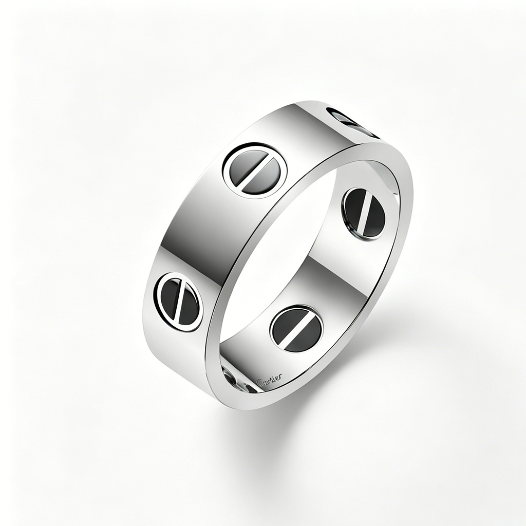 [Love Lucky]LOVE RING 5.5MM NO DIAMONDS  CERAMIC