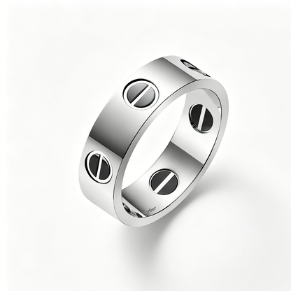[Love Lucky]LOVE RING 5.5MM NO DIAMONDS  CERAMIC