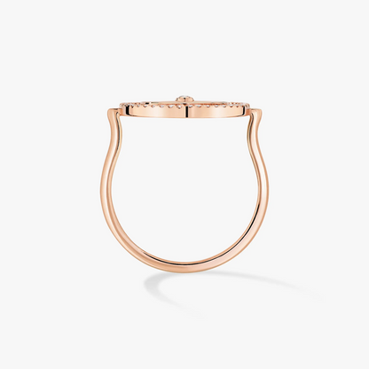 [Love Lucky]ANILLO LUCKY MOVE EN ORO ROSA Y DIAMANTES