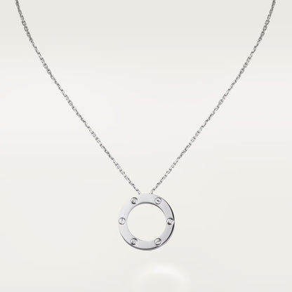 [Love Lucky]LOVE NECKLACE 16MM 3 DIAMONDS