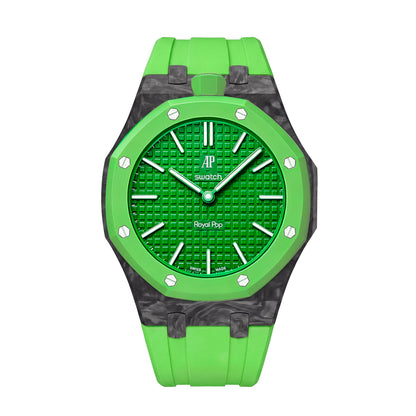 Royal Oak Pop exclusif, boîtier en fibre de carbone et bracelet en silicone