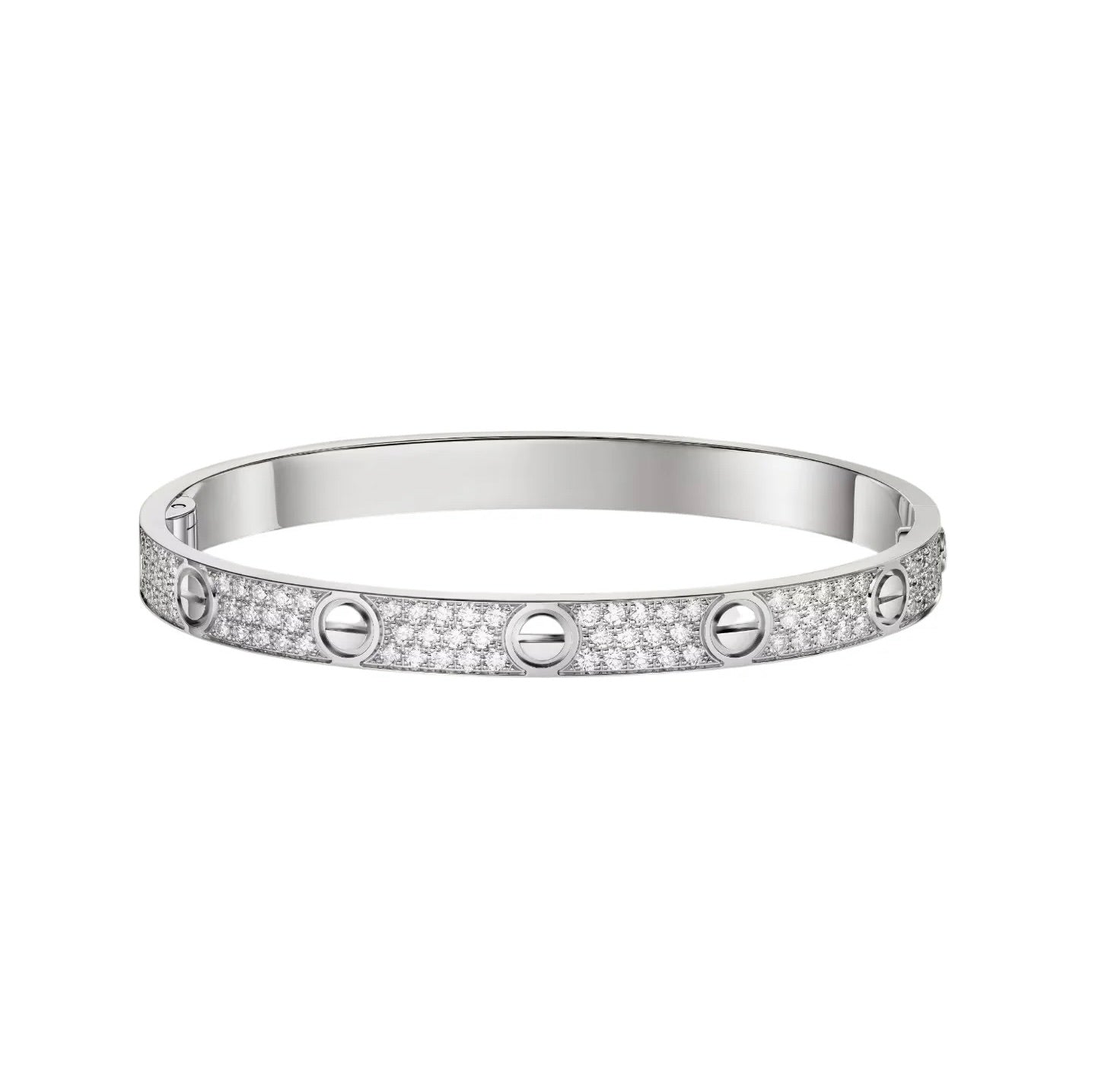 [Love Lucky]LOVE BRACELET 6.1MM DIAMOND-PAVED