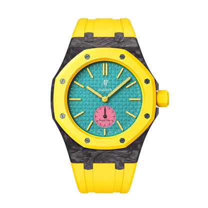 Royal Oak Pop exclusif, boîtier en fibre de carbone et bracelet en silicone
