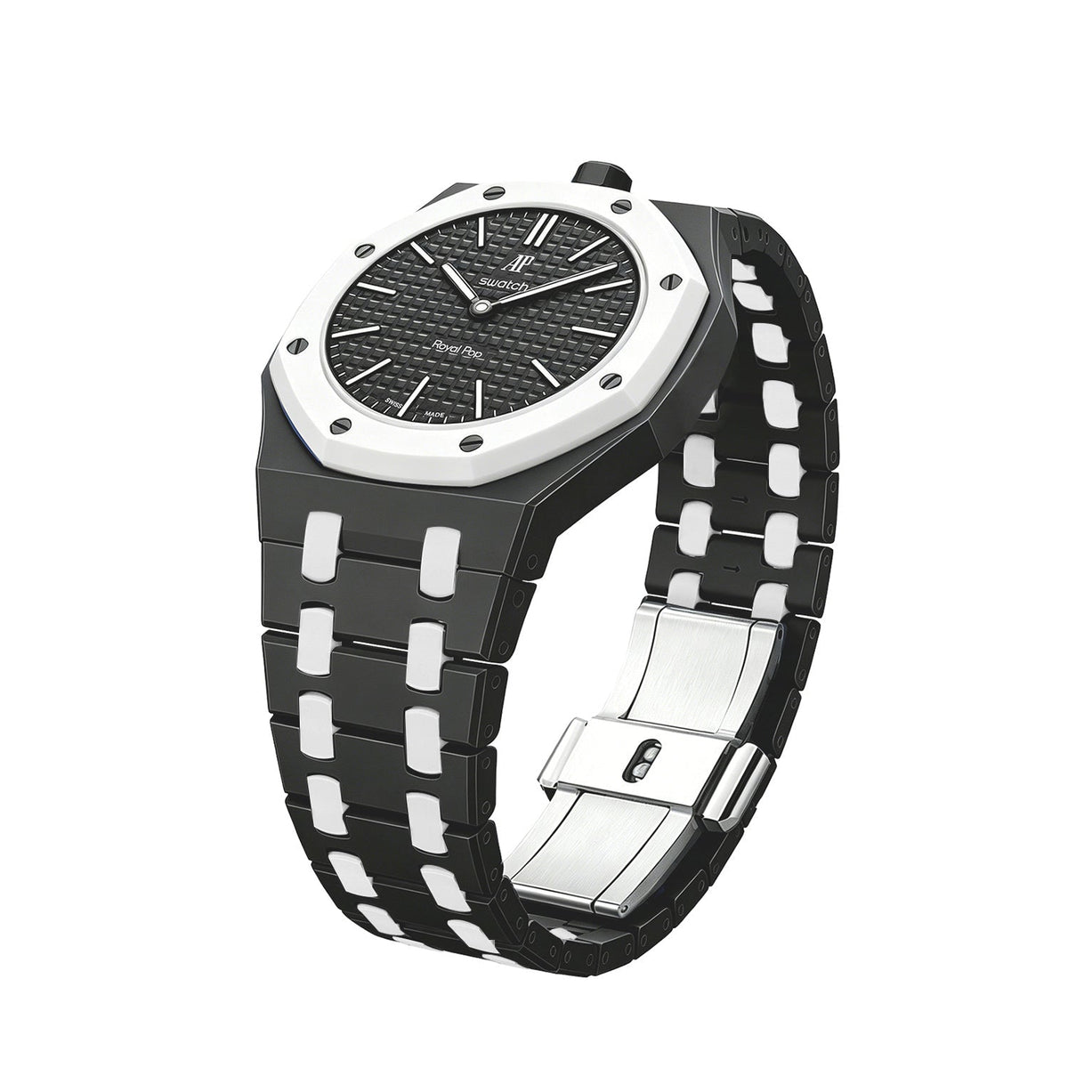 Cassa in bioceramica e cinturino in bioceramica Royal Oak Pop Exclusive Color Mix