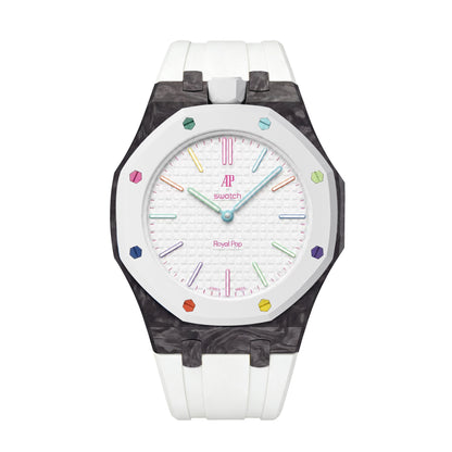 Royal Oak Pop exclusif, boîtier en fibre de carbone et bracelet en silicone