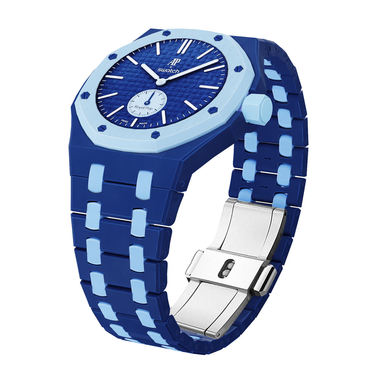 Cassa in bioceramica e cinturino in bioceramica Royal Oak Pop Exclusive Color Mix