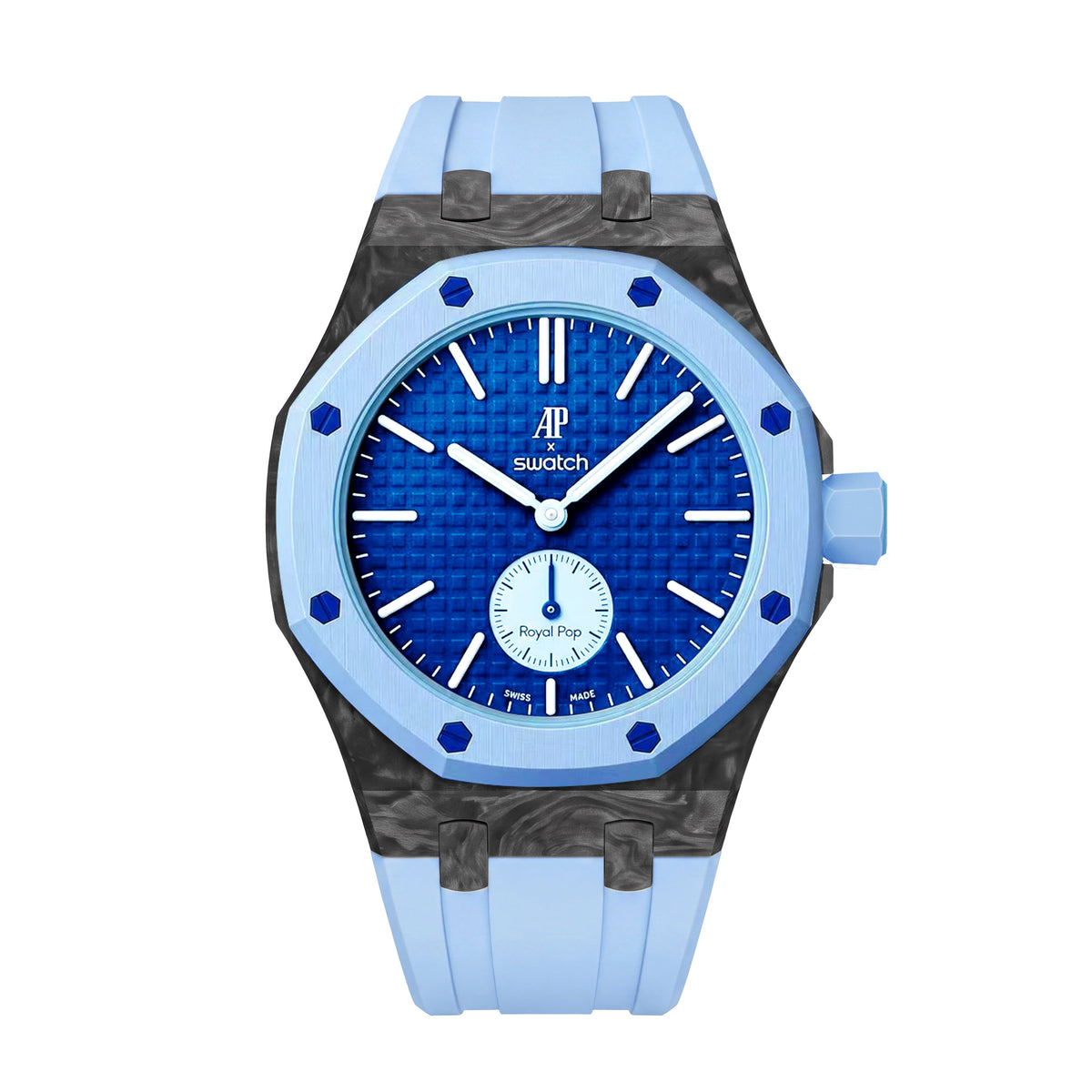 Royal Oak Pop exclusif, boîtier en fibre de carbone et bracelet en silicone