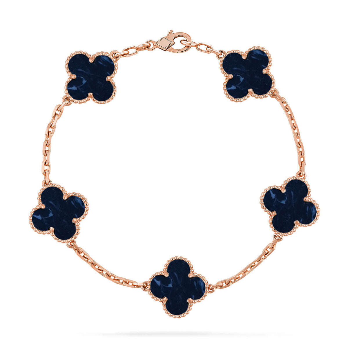 [Love Lucky]CLOVER 5 MOTIF PIETERSITE BRACELET COLLECTION