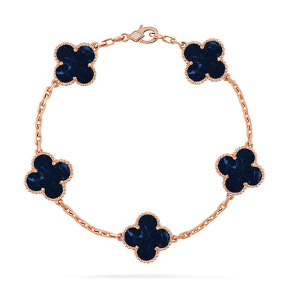 [Love Lucky]CLOVER 5 MOTIF PIETERSITE BRACELET COLLECTION
