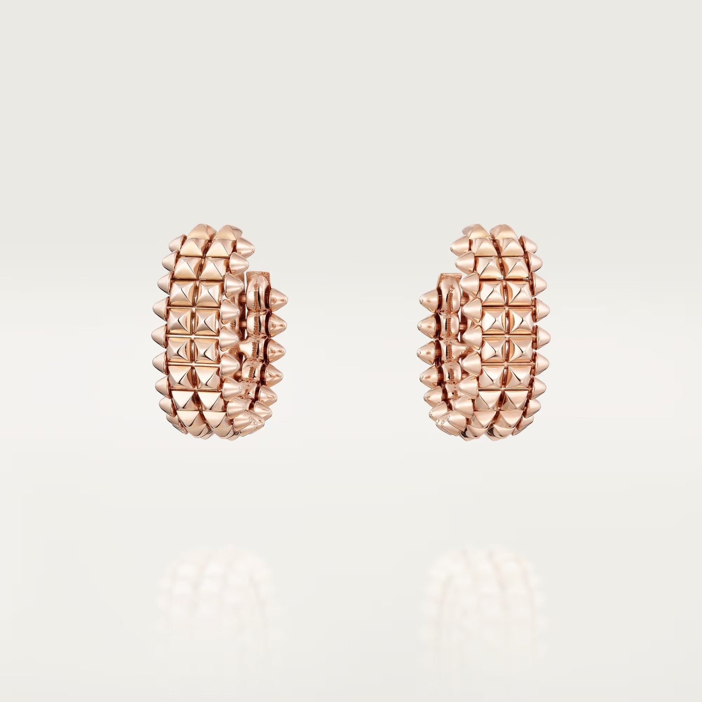 [Love Lucky]CLASH 9.2MM DOUBLE ROW EARRINGS