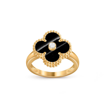 [Love Lucky]CLOVER DIAMOND RING GOLD COLLECTION