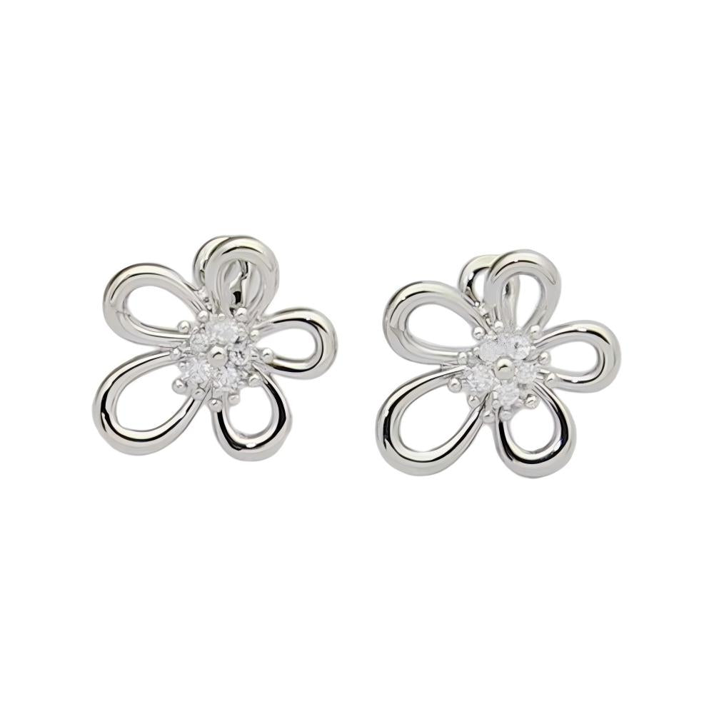 [Love Lucky] FLOWERLACE EARRING 5 DIAMONDS