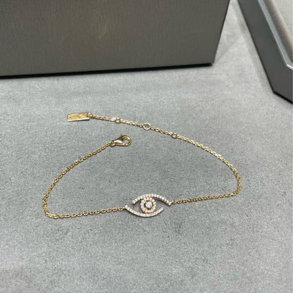 [Love Lucky] Bracelet Lucky Eye avec diamants pavés