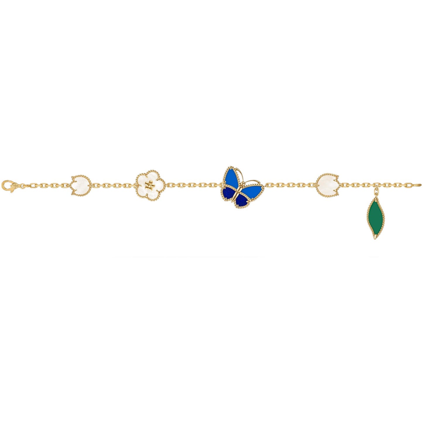 [Love Lucky]LUCKY SPRING BUTTERFLY 5 MOTIF BRACELET