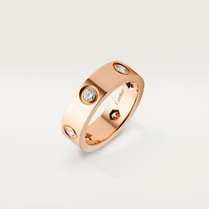 [Love Lucky]LOVE 5.5MM 6 DIAMOND RING
