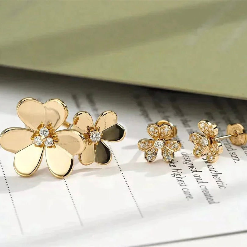 [Love Lucky]BAGUE TRÈFLE COMOS EN OR ET DIAMANTS